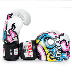 Yokkao Boxing Gloves Yokkao Flames Boxing Gloves White