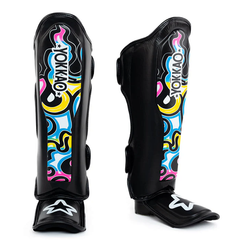 Yokkao Shin Guards Yokkao Flames Shinguards Black