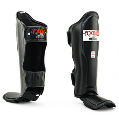 Yokkao Shin Guards Yokkao Matrix White Shinguards Black