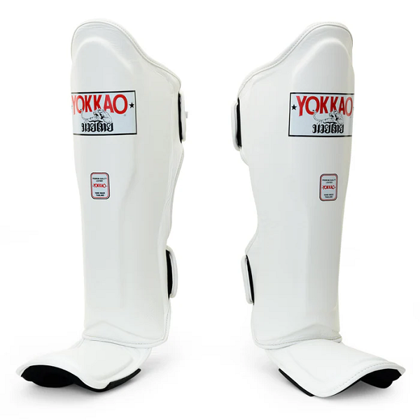 Yokkao Shin Guards Yokkao Matrix White Shinguards White