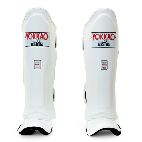 Yokkao Shin Guards Yokkao Matrix White Shinguards White