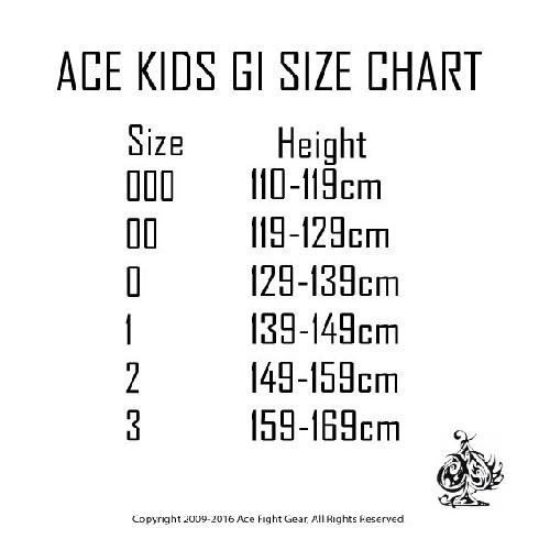 Ace Fight Gear BJJ Gis Ace Kids IBJJF BJJ Gi Judo Kimono Uniform Youth Free Belt