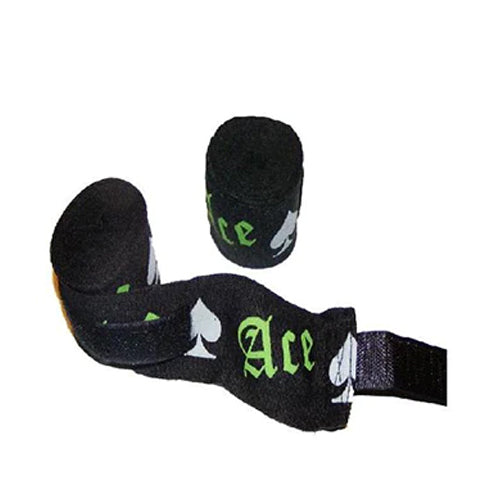 Ace Fight Gear Hand Wraps & Accessories Ace Ill Fortune Boxing Hand Wraps Black