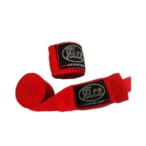 Ace Fight Gear Hand Wraps & Accessories Ace Pro Boxing Hand Wraps Red