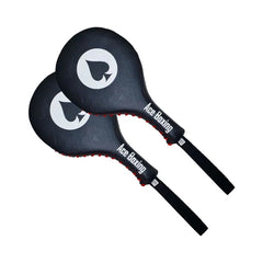 Ace Fight Gear Paddles & Sticks Ace Elite Boxing Leather Punch Paddles