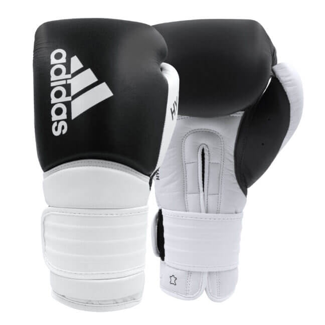 Adidas. Boxing Gloves 12oz Adidas Hybrid 300 Boxing Gloves - Black/White