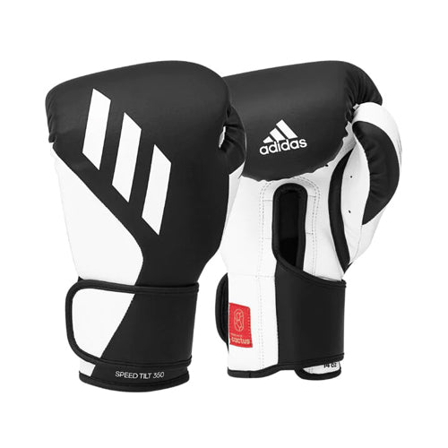 Adidas. Boxing Gloves Black/White / 12oz Adidas - Speed TILT 350 Pro Training Boxing Gloves