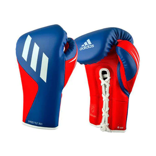 Adidas. Boxing Gloves Lace Up 12oz / Blue/Red Adidas Tilt 350 Pro Training Lace Up Boxing Gloves