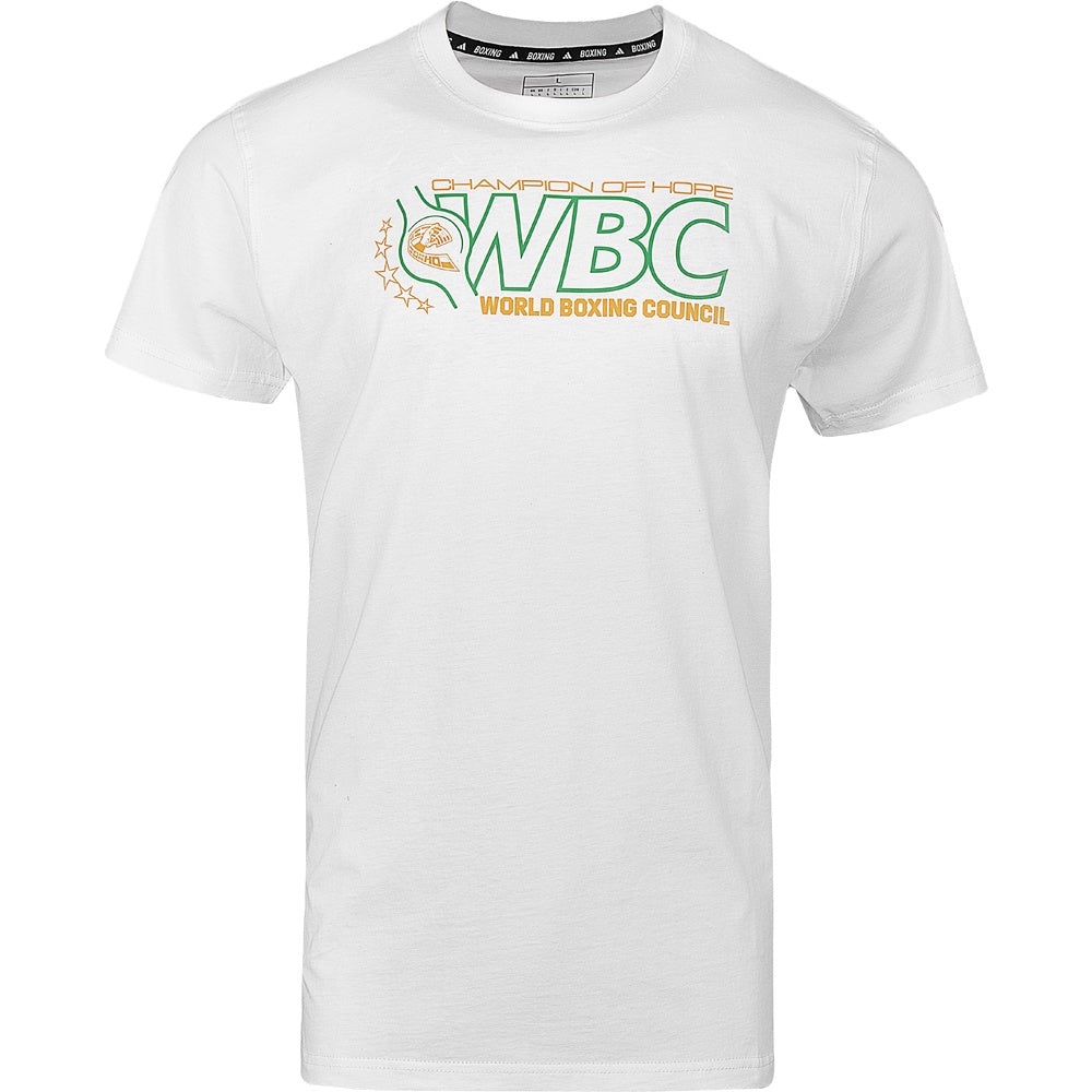 Adidas Boxing T Shirts Adidas Boxing WBC Champion of Hope T Shirt - White