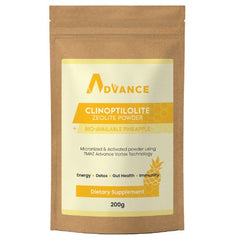 Advanced Nutrition Supplements Advance Clinoptilolite Zeolite Powder + Bio-Available Pineapple