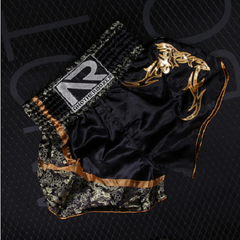 Another Boxer Muay Thai Shorts Another Boxer Muay Thai Shorts Black Gold