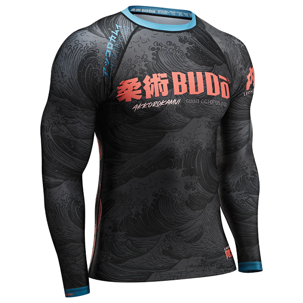 Budo Akkorokamui Rash Guard LS Black