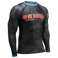 Budo Longsleeve Rash Guard Budo Akkorokamui Rash Guard LS Black