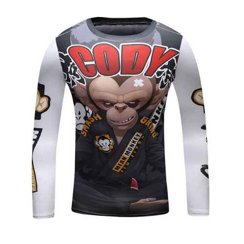 CL Sport BJJ Kids CL Sport Monkey Kids Long Sleeve Rashguard