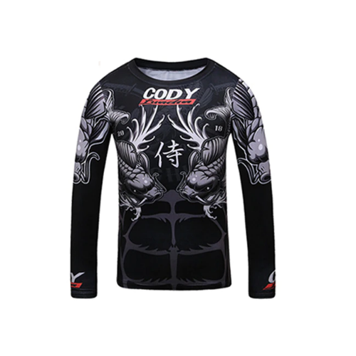 CL Sport BJJ Kids CL Sport Samurai Kids Long Sleeve Rashguard