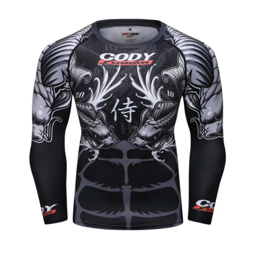 CL Sport Longsleeve Rash Guard CL Sport Samurai Bushido Rashguard Long Sleeve