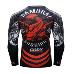 CL Sport Longsleeve Rash Guard CL Sport Samurai Bushido Rashguard Long Sleeve