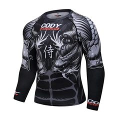 CL Sport Longsleeve Rash Guard CL Sport Samurai Bushido Rashguard Long Sleeve