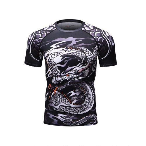 CL Sport Short Sleeve Rashguards CL Sport Dragon Rashguard Short Sleeve