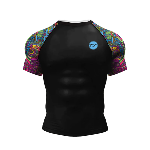 CL Sport Short Sleeve Rashguards CL Sport Psychedelic Short Sleeve Rashguard