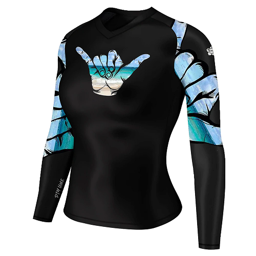 DIYUME Grappling BJJ Female DIYUME Female Grappling Rashguard The Beach