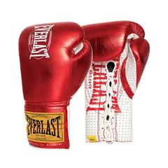 Everlast Boxing Gloves Red Everlast Boxing 1910 Classic Fight Gloves 10oz Lace Up