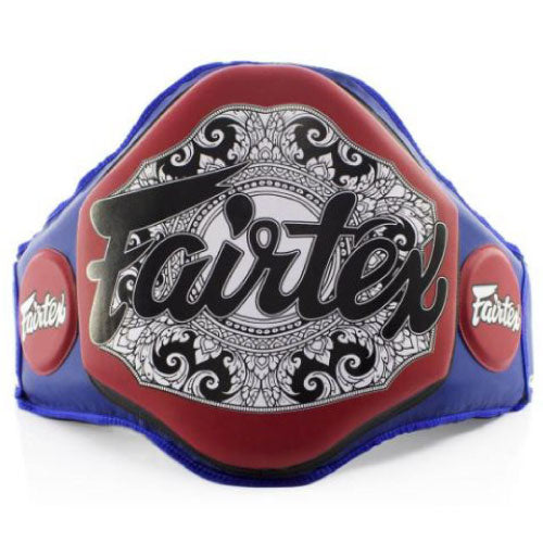 Fairtex Body Protectors Blue with Red front Fairtex Triple Champ Microfibre Belly Pad BPV3