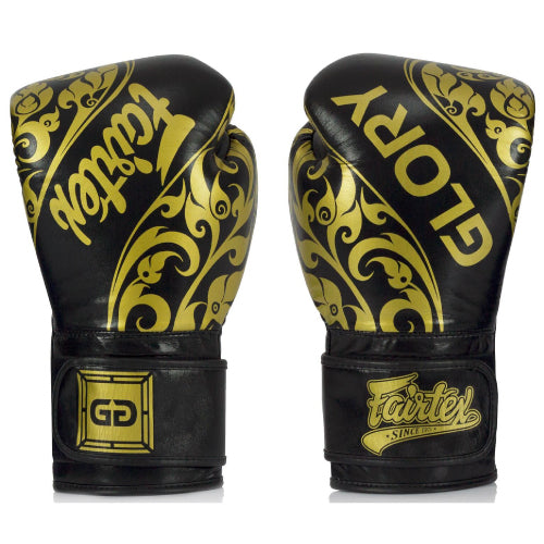 Fairtex Boxing Gloves Black / 12oz Fairtex Glory 2 Muay Thai Boxing Gloves BGVG2