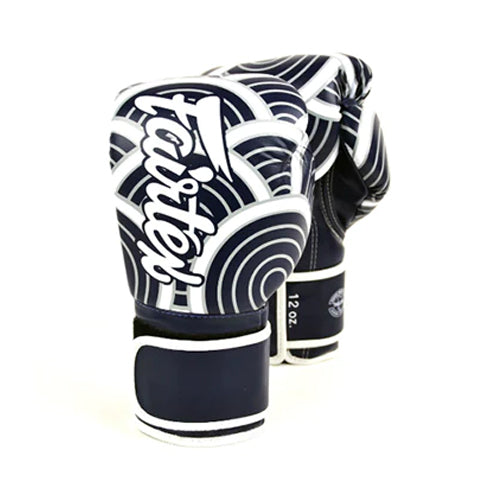 Fairtex BGV14BLU Blue Wave Muay Thai Boxing Gloves