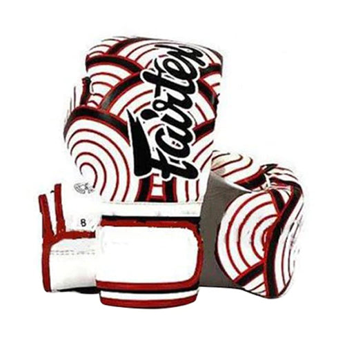 Fairtex BGV14WR Red Wave Muay Thai Boxing Gloves