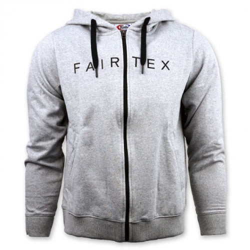 Fairtex Hoodies & Long Sleeve Fairtex Zip Up Hoodie Grey FHS20