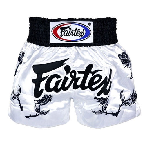 Fairtex Muay Thai Shorts Fairtex Black Roses Muay Thai Boxing Shorts BS0659