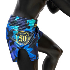 Fairtex Muay Thai Shorts Fairtex Muay Thai Shorts - Golden Jubilee Luster - Blue