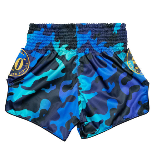 Fairtex Muay Thai Shorts Fairtex Muay Thai Shorts - Golden Jubilee Luster - Blue