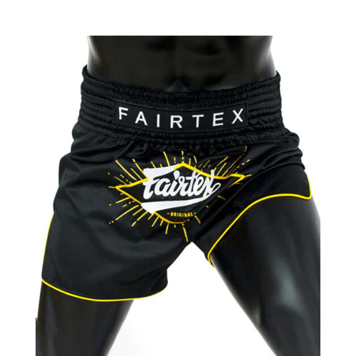 Fairtex Muay Thai Shorts Fairtex Slim Cut Muay Thai Shorts Black BS1903