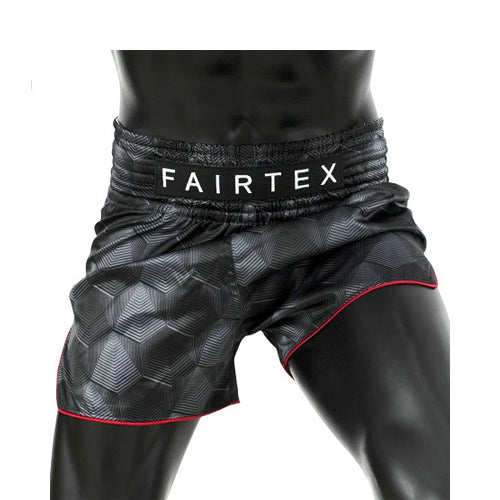 Fairtex Muay Thai Shorts Fairtex Slim Cut Muay Thai Shorts Black Stealth BS1901