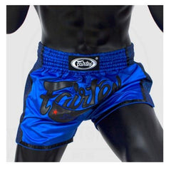 Fairtex Muay Thai Shorts Fairtex Slim Cut Muay Thai Shorts Blue BS1702