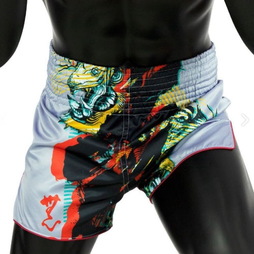 Fairtex Slim Cut Muay Thai Shorts Satoru Grey BS1909