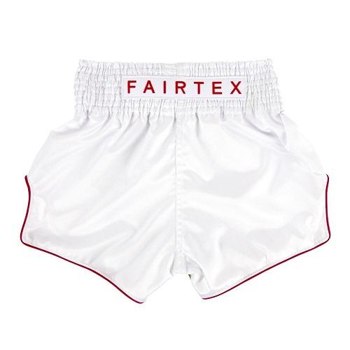 Fairtex Muay Thai Shorts Fairtex Slim Cut Muay Thai Shorts Satoru White BS1908