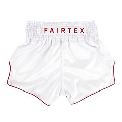 Fairtex Muay Thai Shorts Fairtex Slim Cut Muay Thai Shorts Satoru White BS1908