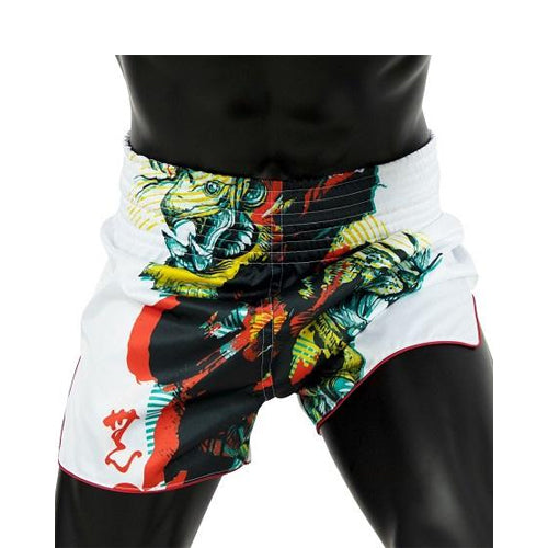 Fairtex Slim Cut Muay Thai Shorts Satoru White BS1908