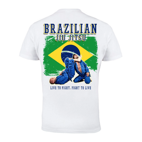 Fight Tees T Shirts Fight Tees BJJ Live To Fight T Shirt