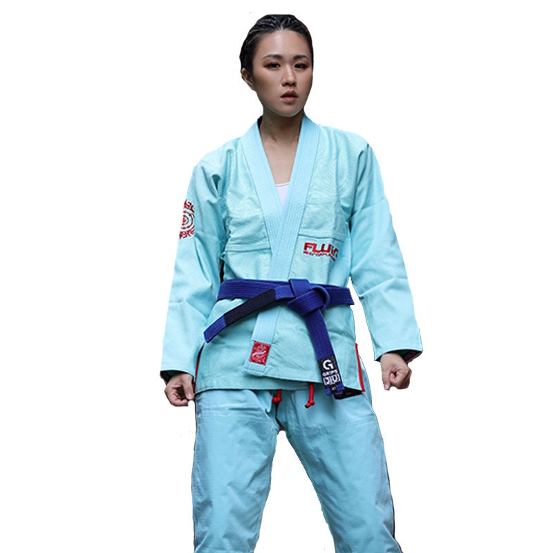 Fluory BJJ BJJ Female Fluory Grappling Hanfoo BJJ Gi Light Blue