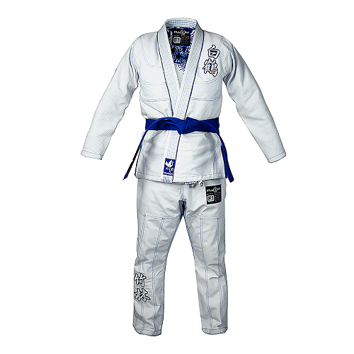 Fluory Grappling White Crane BJJ Gi White