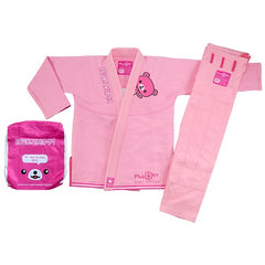 Fluory BJJ BJJ Kids Fluory Grappling Resurakuma Kids BJJ Gi Pink