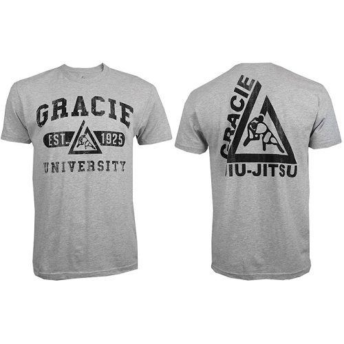 Gracie Jiu Jitsu BJJ T Shirts Gracie Jiu Jitsu University T Shirt