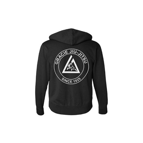 Gracie Jiu Jitsu Hoodies & Long Sleeve Gracie Jiu Jitsu Black Zip Hoodie