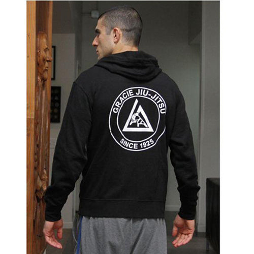 Gracie Jiu Jitsu Hoodies & Long Sleeve Gracie Jiu Jitsu Black Zip Hoodie