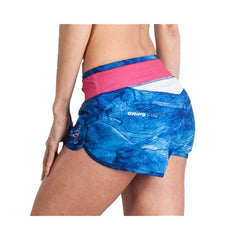 Grips Athletics Shorts Grips Womens Functional Training Shorts Blue Magma