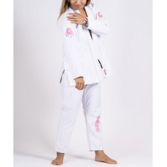 Grips BJJ Female Grips BJJ GI Leo Cor Woman White